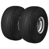 Lawn Mower Tires with Rim, 20x8-8" Tubeless Tractor Tires, 2-Pack Tire, S-Turf Pneumatic Tires with 3.5" Offset Hub and 3/4" Bushing Size, for Riding Mowers Lawn Tractors